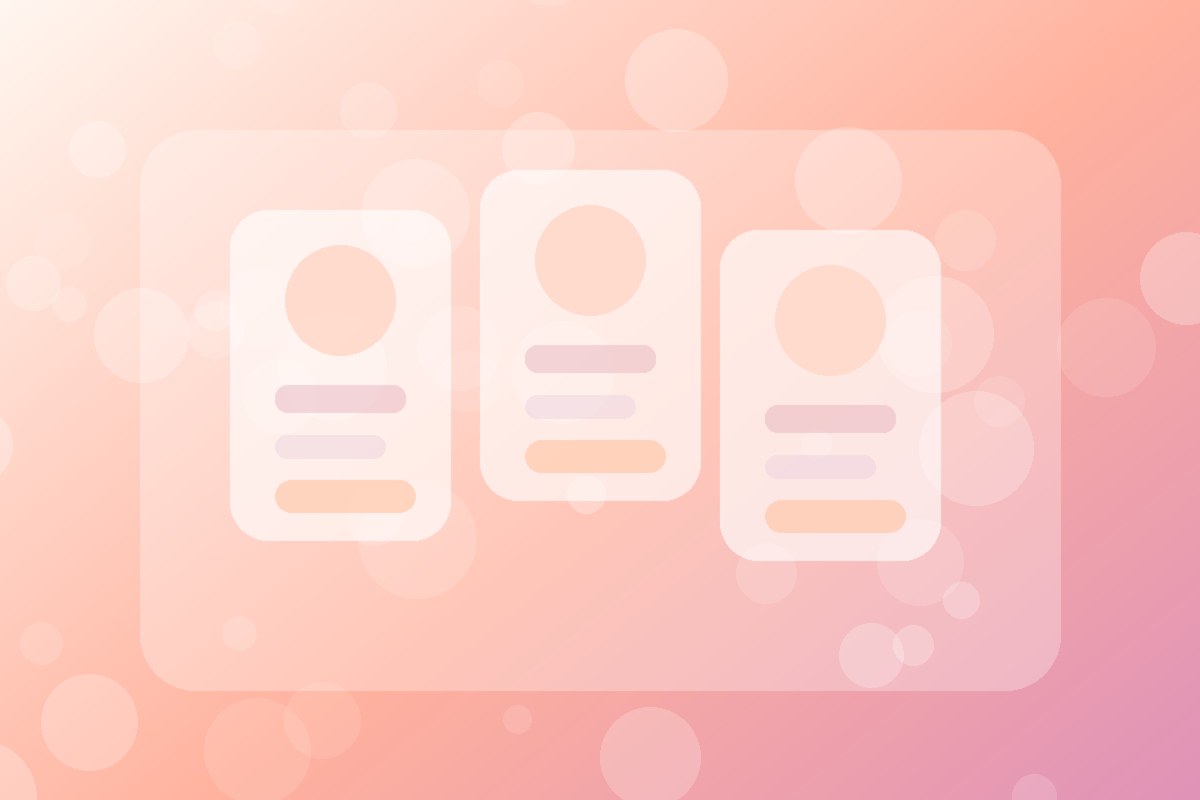 第一眼资料卡片与头像